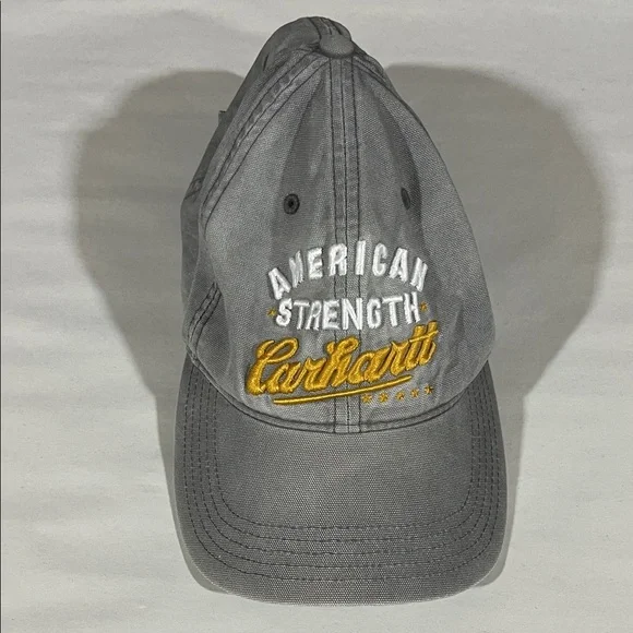 Carhartt Lot of Two Men's Gray Caps with Yellow Embroidery - Picture 2 of 15